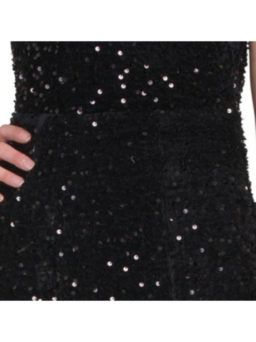 SELFIE LESLIE Bedazzle Open Back Sequin Mini Dress - Picture 4 of 5
